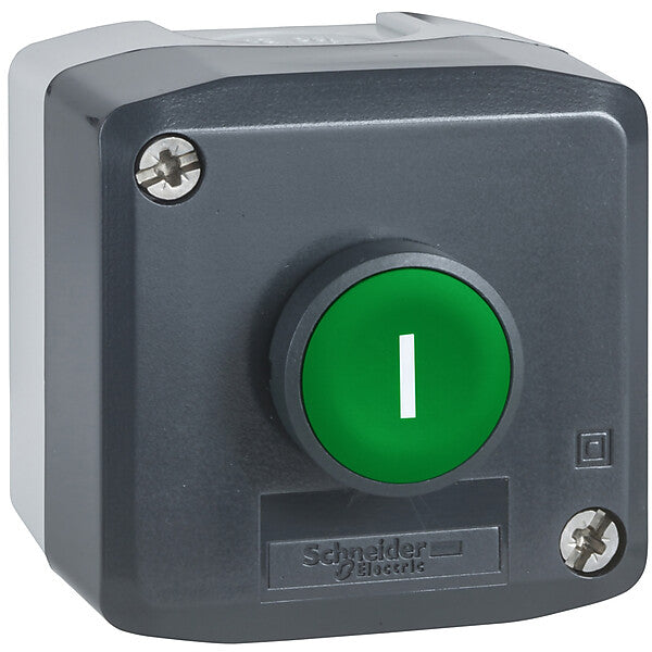 Schneider Electric Gehäuse m.Taster fl gn 1S1Ö (I) XALD102E